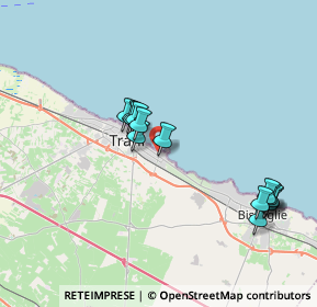 Mappa Via Galileo Galilei, 76125 Trani BT, Italia (3.96357)