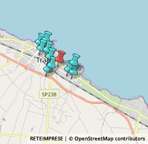 Mappa Via Galileo Galilei, 76125 Trani BT, Italia (1.36909)