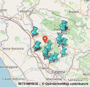 Mappa Via Sapienza, 81051 Roccaromana CE, Italia (12.225)