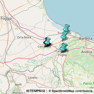 Mappa Via San Martino, 71042 Cerignola FG, Italia (7.58688)