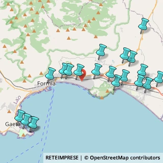 Mappa Via Santo Janni, 04023 Formia LT, Italia (5.291)
