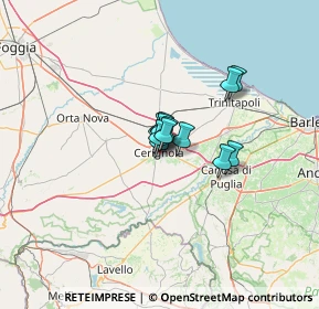 Mappa Viale Di Vittorio Giuseppe, 71042 Cerignola FG, Italia (6.26583)