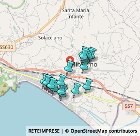 Mappa Viale Marino, 04026 Minturno LT, Italia (1.523)