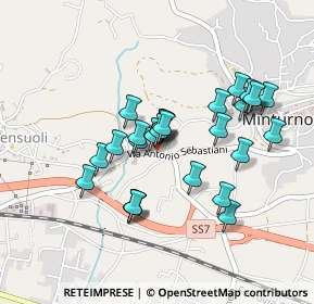 Mappa Viale Marino, 04026 Minturno LT, Italia (0.40357)