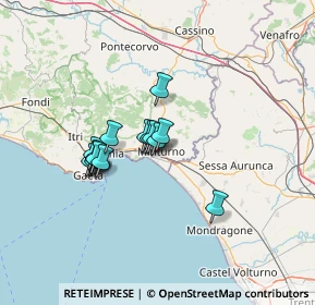 Mappa Viale Marino, 04026 Minturno LT, Italia (10.23267)