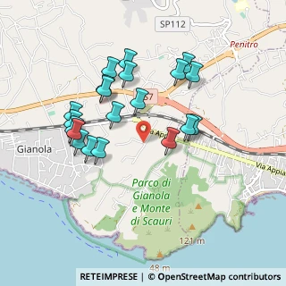 Mappa Via Pilato, 04023 Formia LT, Italia (0.9435)