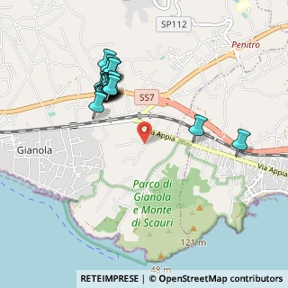 Mappa Via Pilato, 04023 Formia LT, Italia (1.005)