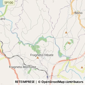 Mappa Fragneto l'Abate