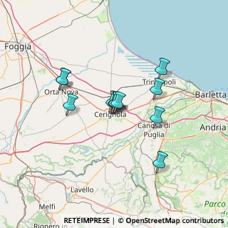 Mappa Via Monterosa, 71042 Cerignola FG, Italia (11.41909)