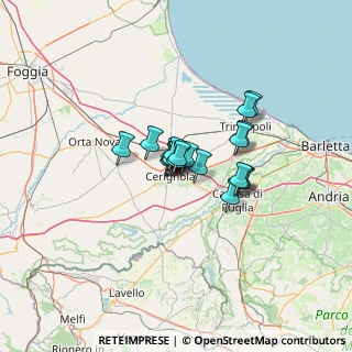 Mappa Via Monterosa, 71042 Cerignola FG, Italia (7.89316)