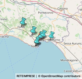 Mappa Via Palazzo Condotto, 04023 Formia LT, Italia (7.82364)