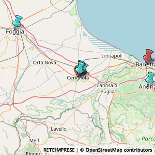 Mappa Vico II Fornaci Sgarro, 71042 Cerignola FG, Italia (22.07)