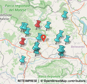 Mappa Via Telese Vetere, 82032 San Lorenzello BN, Italia (7.22667)