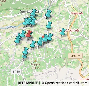 Mappa Via Telese Vetere, 82032 San Lorenzello BN, Italia (0.87917)