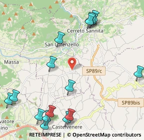 Mappa Via Telese Vetere, 82032 San Lorenzello BN, Italia (3)