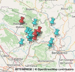 Mappa Via Telese Vetere, 82032 San Lorenzello BN, Italia (10.22444)