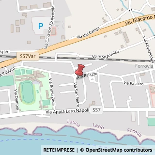 Mappa Via San Pietro, 66, 04023 Formia, Latina (Lazio)