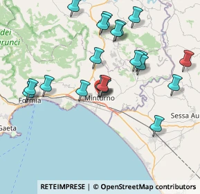 Mappa Piazza Portanova, 04026 Minturno LT, Italia (8.362)