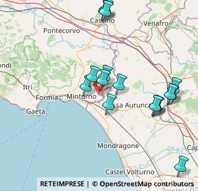 Mappa Via Parchetto, 04020 Santi Cosma e Damiano LT, Italia (16.78875)