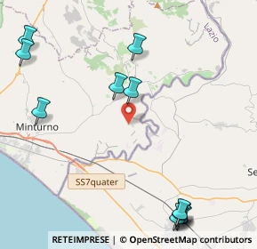 Mappa Via Parchetto, 04020 Santi Cosma e Damiano LT, Italia (6.04818)