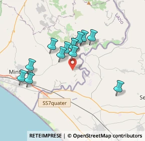 Mappa Via Parchetto, 04020 Santi Cosma e Damiano LT, Italia (3.34462)