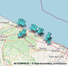 Mappa Via Pisa, 76125 Trani BT, Italia (10.8325)