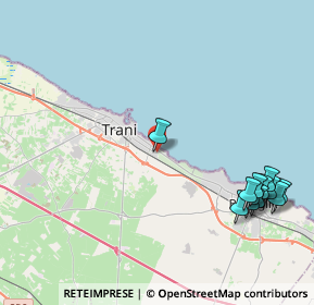 Mappa Via Pisa, 76125 Trani BT, Italia (5.59)