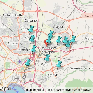 Mappa Piazza dell'Immacolata, 80013 Casalnuovo di Napoli NA, Italia (3.4325)