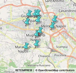 Mappa Via togliatti, 80018 Mugnano di Napoli NA, Italia (1.57545)
