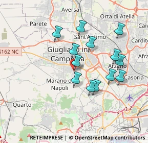 Mappa Via togliatti, 80018 Mugnano di Napoli NA, Italia (3.50538)