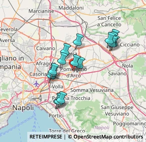 Mappa Via Napoli, 80038 Pomigliano d'Arco NA, Italia (6.67875)