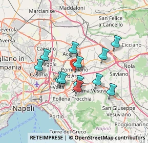 Mappa Via Napoli, 80038 Pomigliano d'Arco NA, Italia (6.01667)