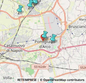 Mappa Via Napoli, 80038 Pomigliano d'Arco NA, Italia (3.36154)