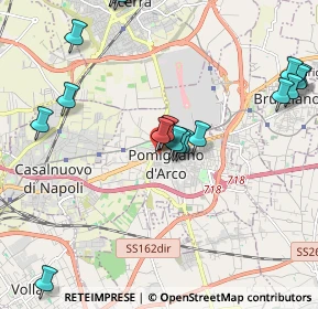Mappa Via Napoli, 80038 Pomigliano d'Arco NA, Italia (2.568)
