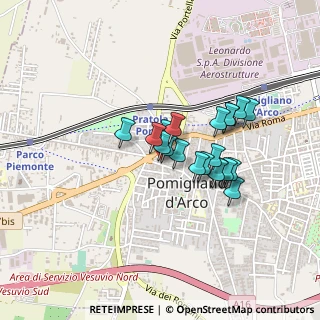 Mappa D'Arco, 80038 Pomigliano d'Arco NA, Italia (0.3415)