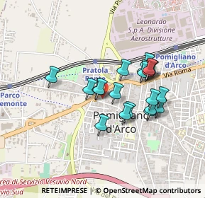 Mappa Via Napoli, 80038 Pomigliano d'Arco NA, Italia (0.3875)