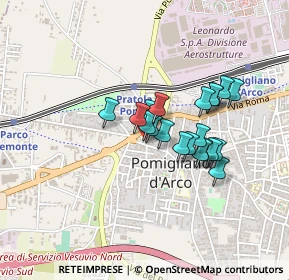 Mappa Via Napoli, 80038 Pomigliano d'Arco NA, Italia (0.3415)