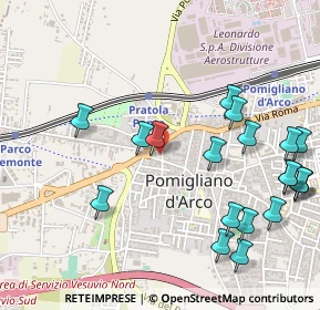 Mappa Via Napoli, 80038 Pomigliano d'Arco NA, Italia (0.6735)