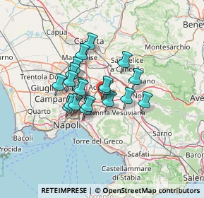 Mappa Via Napoli, 80038 Pomigliano d'Arco NA, Italia (9.9155)