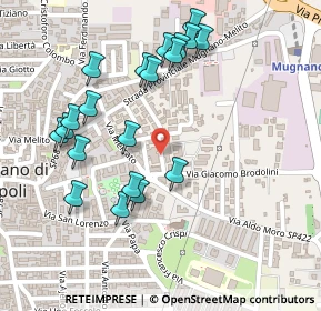 Mappa Via Volpe, 80018 Mugnano di Napoli NA, Italia (0.2715)