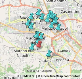 Mappa Via Volpe, 80018 Mugnano di Napoli NA, Italia (1.572)