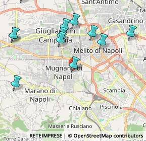 Mappa Via Volpe, 80018 Mugnano di Napoli NA, Italia (2.90214)