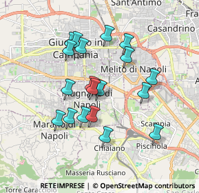 Mappa Via Volpe, 80018 Mugnano di Napoli NA, Italia (1.72368)