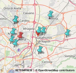 Mappa Via Castaldi, 80013 Casalnuovo di Napoli NA, Italia (4.53091)