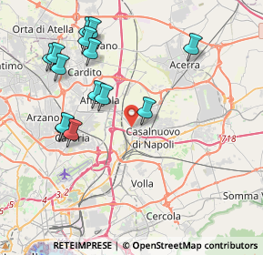 Mappa Via Castaldi, 80013 Casalnuovo di Napoli NA, Italia (4.65)