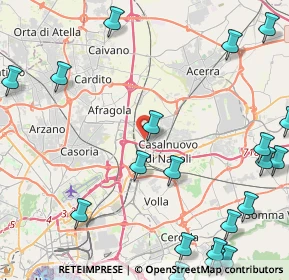 Mappa Via Castaldi, 80013 Casalnuovo di Napoli NA, Italia (6.7675)