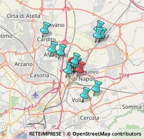 Mappa Via Castaldi, 80013 Casalnuovo di Napoli NA, Italia (2.48429)