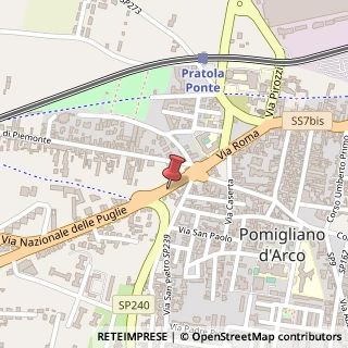 Mappa Via Roma, 16, 80038 Pomigliano d'Arco, Napoli (Campania)