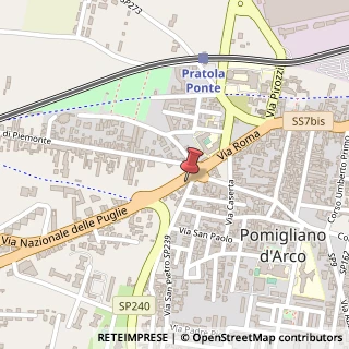 Mappa Via Roma, 34, 80038 Pomigliano d'Arco, Napoli (Campania)