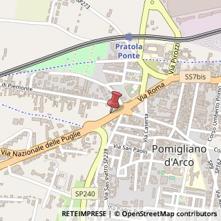 Mappa Via Roma, 27, 80038 Pomigliano d'Arco, Napoli (Campania)